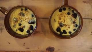 Cooking on the Homestead  Vanilla Custard  Creme Anglaise  Farm Fresh Eggs [upl. by Mehs]