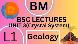 Classification of Crystal System bscg ignou bsc 1st year 2nd semester geology [upl. by Maeve]