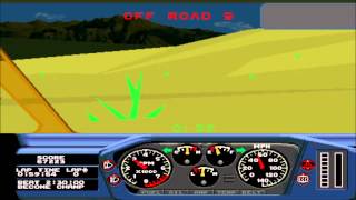 Hard Drivins Airborne running on Mame64 Moutain Track [upl. by Ynatsed]