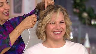 Calista GoGo Mini Round Brush Hair Styling Tool on QVC [upl. by Elena]