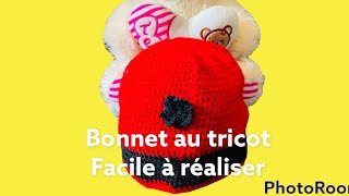 Bonnet facile au crochet 34 et 6 ans [upl. by England887]