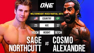 Sage Northcutt vs Cosmo Alexandre  Full Fight Replay [upl. by Arriek651]