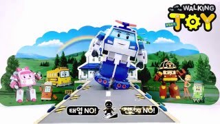 Robocar POLI WALKING TOY 01  Robocar POLI CF [upl. by Lebisor]