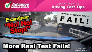 More REAL Driving Test Fails  Learn to drive Driving Test Tips [upl. by Anthiathia]