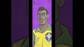 Desenhando pelé com pixels [upl. by Mota]