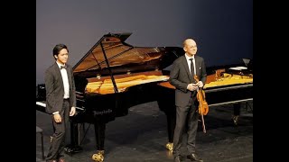 Ravel  quotTziganequot Rapsodie de concert Violon  Christophe Strassel piano  Michael Cheung [upl. by Ahsial]