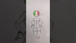 los videos mas virales de countryhumans tiktok [upl. by Liahcim]