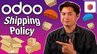 Shipping Policy  Odoo Inventory [upl. by Nekciv]