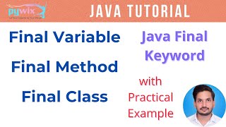 final keyword example in java  final methods and classes in java  java final variable [upl. by Ahsatin591]