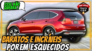 5 Carros BONS e BARATOS  excelente CUSTO X BENEFÍCIO🔥 [upl. by Odnanreh]