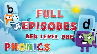 Alphablocks  Red Level One  Full Episodes 1315  HomeSchooling  Learn to Read WithMe [upl. by Alejandra385]