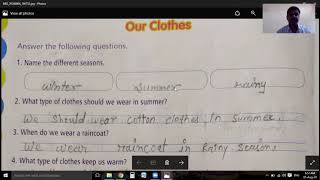 Class2nd Astragen EVS Chapter2 Our clothes solutions [upl. by Parker]