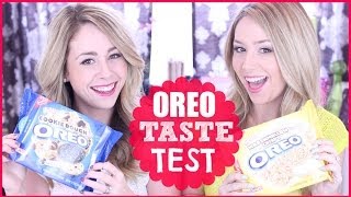 OREO Taste Test  Cookie Dough amp Marshmallow Crispy [upl. by Ellohcin304]