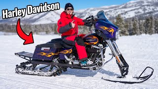 Harley Davidson Snow Bike [upl. by Neelyar]