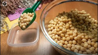 Learn How To Boil Chickpeas Without Pressure Cooker amp With out BAKING Soda Make amp Freeze [upl. by Greenes393]