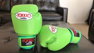 Yokkao Matrix Boxing Gloves Initial Review [upl. by Atelahs]