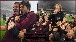 Salvezza Salernitana dal quotquasiquot fallimento allImpresa DA BRIVIDI [upl. by Suolkcin197]