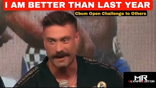 2024 Mr Olympia  Press Conference Cbum interview amp Mindset Classic Physique Olympia 2024 [upl. by Guillema]