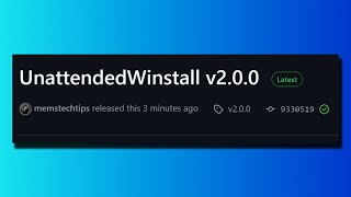 Introducing UnattendedWinstall v20 [upl. by Darrill]