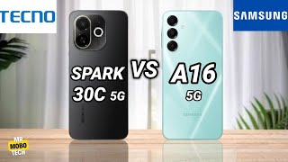 Tecno Spark 30C vs Samsung A16  Mr Mobo Tech [upl. by Mcclenon552]