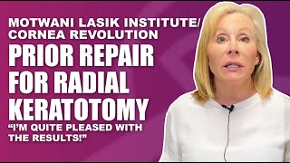 Repair of Prior Radial Keratotomy RK  Patient Testimonial 62 [upl. by Akerboom458]