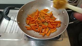 carrot curry food cooking recipe [upl. by Aniuqahs]