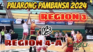 REGION 3CENTRAL LUZON VS REGION 4ACALABARZON  PALARAONG PAMBANSA 2024 [upl. by Naved608]