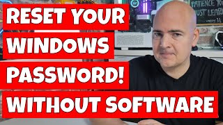 How To Reset Windows 10 11 Login Password Without Any Software [upl. by Durman426]