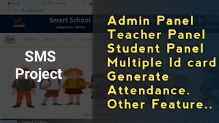 School Management System Project With Features Part 1  Id card Generate  Attendance [upl. by Inoliel]