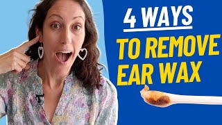 4 Ways To Remove Ear Wax Blockage Fast  Clear Out Your Ear Wax At Home [upl. by Kristofor614]