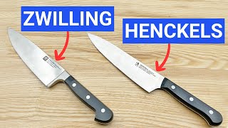 Zwilling vs Henckels Kitchen Knives Whats the Difference [upl. by Bale]