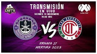 MAZATLÁN vs TOLUCA  EN VIVO  J17 AP23 [upl. by Sue]