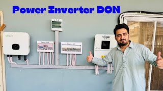 Solar power plant wiring our Inverter laga deyeGreen meter b inshallah jaldi lag jaye ga 😍 [upl. by Kcyred]