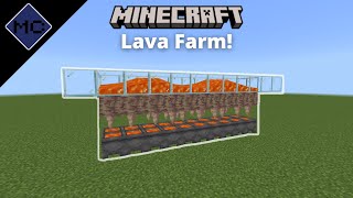 Simple Dripstone Lava Farm Tutorial  Minecraft Bedrock Farms [upl. by Alusru]