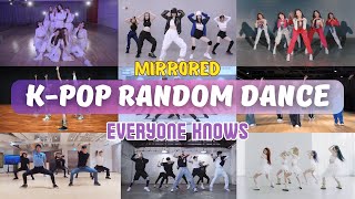 MIRRORED KPOP RANDOM DANCE  Everyone knows [upl. by Inek]