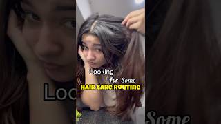 HAIRCARE at HOME🏠💆‍♀️ haircare haircaretips routines yt trending youtube creator hair [upl. by Anawahs]