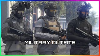 3 Easy To Make Military Outfits In GTA 5 Online GTA Online [upl. by Koller]