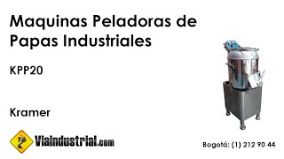 Maquinas Peladoras de Papas Industriales [upl. by Kerekes874]