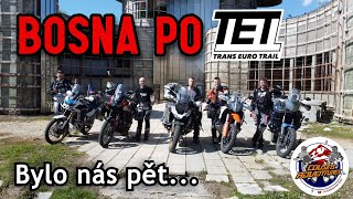 BOSNA přes TRANS EURO TRAIL  Bylo nás 5  Dojeli 2  Offroad  Motovlog [upl. by Naejamron]