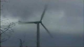 Windmill destructed in storm [upl. by Ettelohcin598]