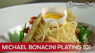 Elevate Your Plating with Michael Bonacini MasterChef Canada S6 [upl. by Harutak]