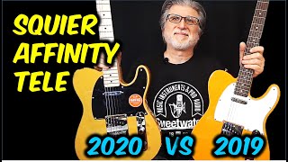 Squier Affinity Telecaster vs Affinity Tele  Did a Bargain Guitar Get Better [upl. by Eveneg]