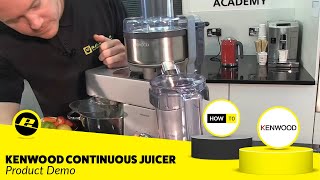 How to use a Continuous Juicer  Kenwood [upl. by Tereve835]