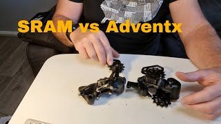 Microshift Advent X Rear Derailleur  10Speed vs Sram XG [upl. by Ekaterina]