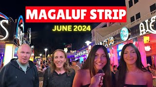 Magaluf Strip at 11pm in June 2024 with the Scotsman in Tenerife [upl. by Aled]