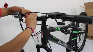 Tutorial de como armar tu bicicleta Monk FLASHINGBIKE RODADA 29 [upl. by Silvester]