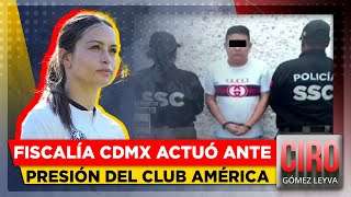 Detienen al hombre que acosaba a jugadoras del Club América  Ciro Gómez Leyva [upl. by Llirrehs887]