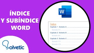 INDICE y SUBINDICE en WORD ✅✅ [upl. by Gerita]