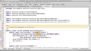 JUnit testing  Developing Android Apps [upl. by Anerual]