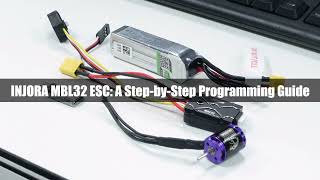 INJORA MBL32 Micro Brushless ESC Programming Guide [upl. by Blanding]